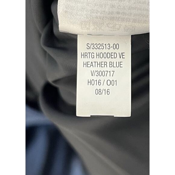 Old Navy Puffer Vest Coat Mens Size XXL Heather Blue Pockets Snap Zip - Picture 5 of 9